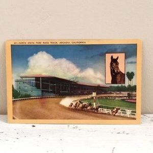 Vintage Santa Anita Park Postcard